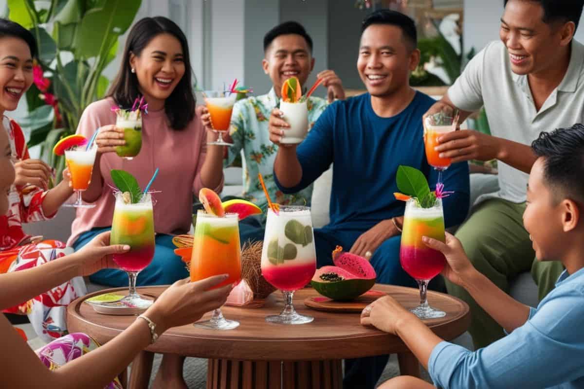 resepi air koktail