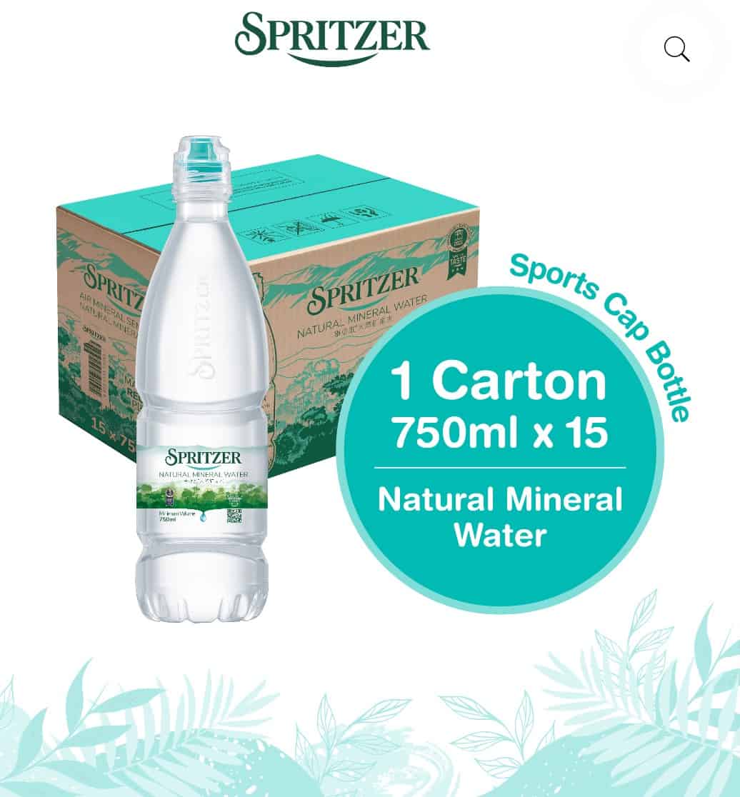 barang hiking air mineral spritzer